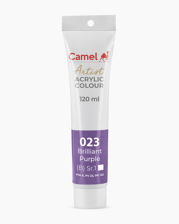 CAMEL ARTIST ACRYLIC COLOUR (BRILLIANT PURPLE 023)